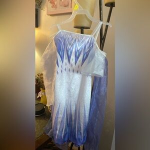 Girls Size 4/6 Elsa and Anna Dresses Lot
